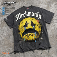 Kaos Pria Meckmanly Motif Sepak Bola Lengan Pendek Regular Fit O-Neck Cetak Sublimasi Transfer 100% Katun Kasual Bernapas