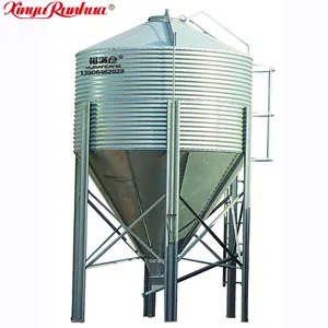 China 3 a 34 toneladas 275 g galvanizado folha alimentação silo alimentador de porco personalizado sistema de alimentação