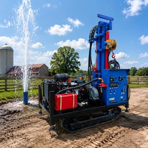 Plataforma de <span class=keywords><strong>Perforación</strong></span> de Pozos de Agua de 300m, con Certificación ISO9001 y CE, Fabricada en China, Rendimiento Confiable, <span class=keywords><strong>Perforación</strong></span> Rápida y Sencilla - Product Image 5