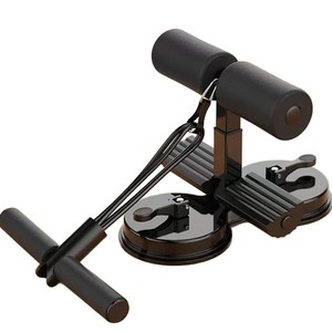 Ab <b>Roller</b> Wheels Black Double Suction Cups Multi Function For Smooth Floor Surface <b>Exercise</b> Equipment - Product Image 5