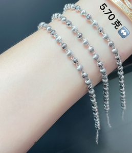 Bracelet en platine Xinfly, tendance et très demandé, en PT950 pur, pour femme, classique, à porter au quotidien, bijou chaîne, bracelet personnalisé. - Product Image 3