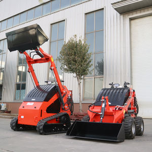 Mini chargeuse sur pneus à roues directes d'usine, 500 kg, 700 kg, 850 kg, moteur diesel CE EPA, 4 roues motrices, mini chargeuse agricole - Product Image 2