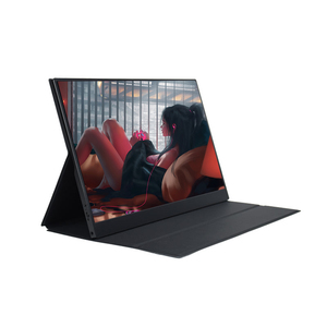 15.6 pouces Portable USB Type C moniteur d'ordinateur portable 1080P double écran LED Extender noir IPS 1 Ms haut-parleur intégré 60Hz Compatible PS4 - Product Image 2