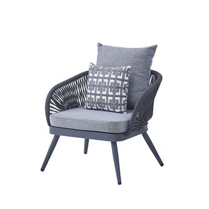 Jaula de pájaros de ratán blanco muebles de exterior Silla de <span class=keywords><strong>caña</strong></span> natural diseñador de interiores sofá de patio medio redondo - Product Image 3