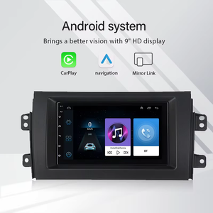 Navigazione GPS 2.5D Touch Screen 2din 7 pollici Link specchio Android autoradio Stereo lettore Dvd auto per <span class=keywords><strong>Suzuki</strong></span> <span class=keywords><strong>SX4</strong></span> 2006-2012 - Product Image 2
