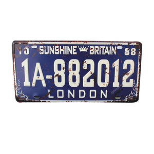 <span class=keywords><strong>Plaque</strong></span> d'<span class=keywords><strong>immatriculation</strong></span> de véhicule personnalisée, de marque américaine standard, cadeau original - Product Image 5