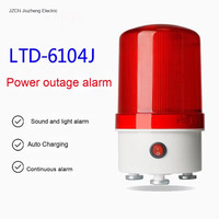 Alarme de panne de courant 110 dB avec signal sonore et lumineux, balise d'avertissement à chargement automatique, en PVC magnétique, pour montage au sol d'équipements industriels