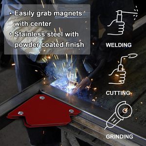 Aimants de soudage 25 lb - Lot de 2 supports magnétiques <span class=keywords><strong>pour</strong></span> soudage, accessoires de soudage à forte puissance de maintien - Product Image 6
