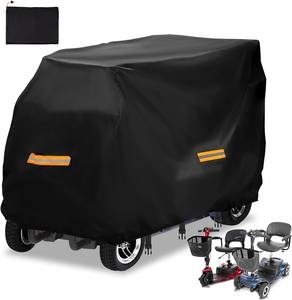 Funda de Almacenamiento para Scooter Eléctrico, Resistente, Impermeable, Anti-UV, Duradera, con Tiras Reflectantes Impermeables - Product Image 1