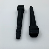 Presse-étoupe étanche IP68 pour câble à fibre optique fileté avec entrée souple à soufflet pour réseau FTTH extérieur 5G, garantie 5 ans