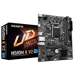 La placa base de computadora de escritorio GIGABYTE H510M K V2 admite CPU LGA1200 de 10ª/11ª generación - Product Image 1