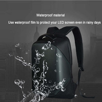 Mochila Publicitaria con Pantalla LED, Display Inteligente con Control por APP Móvil, Bolso Escolar Portátil para Publicidad Exterior