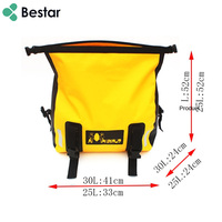 30L*2 Nouvelles sacoches latérales de moto en PVC imperméables et durables et boîte de rangement pour bagages