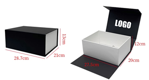 Custom Promotion <b>Foldable</b> Flip Top Rectangle Gift <b>Boxes</b> Rigid Cardboard Kraft Corrugated Liner Magnetic Closure Paper - Product Image 2