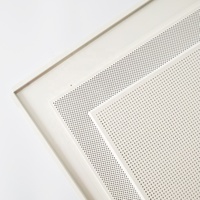 Panneaux de plafond acoustique suspendus en aluminium 60*60 en gros / Carreaux de plafond
