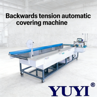 Machine à coudre les bords entièrement automatique à tension arrière YUYI 220V, paramètres personnalisables, garantie 1 an