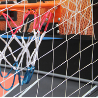 Machine de tir au basketball d'intérieur pliable nouvellement lancée avec fonction de tir double, panneau personnalisable et 8 options de jeu