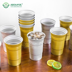 Gobelets en aluminium de 12 oz avec gobelets en aluminium de 12 oz pour boissons réutilisables en aluminium <span class=keywords><strong>Pyrex</strong></span> Fête Plus 12 oz - Product Image 5