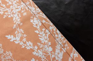 Nouveaux Rideaux Occultants Imprimés Feuilles d'Oranger Style Coréen Moderne, Rideaux en Polyester pour Fenêtre et Porte - Product Image 6