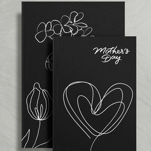 A5 Đen Kraft Giấy Máy Tính Xách Tay Văn Phòng Trường Nguồn Cung Cấp 128 Tờ B5 Tạp Chí Lưu Ý Cuốn Sách Cho Sinh Viên - Product Image 6