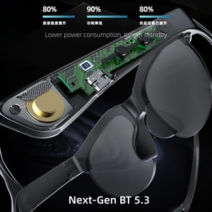 Indicador de Batería LED Inalámbrico para Auriculares BT, Audífonos para Deportes, Ciclismo al Aire Libre, Altavoces, <span class=keywords><strong>Traductor</strong></span> IA, Lentes de Sol Inteligentes - Product Image 3
