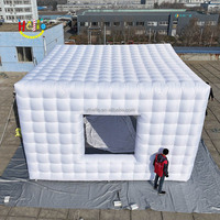 Tente carrée gonflable blanche de chapiteau de tente gonflable hermétique commerciale de cube pour l'événement de noce