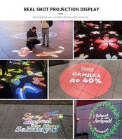 Projecteur LED extérieur personnalisé 80 watts IP67 rotatif Gobo HD motif créatif texte pour magasin logo mur plancher porte de magasin