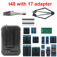 Programador XGecu NEW T48 (TL866-3G) Compatible con Más de 34000 Circuitos Integrados para SPI/Nor/NAND Flash/EMMC BGA/TSOP/SOP/PLCC +17 Piezas