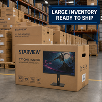 Moniteur de jeu 32 pouces 2K 75Hz avec interface IPS, rétroéclairage RVB, temps de réponse de 1 ms, vente en gros d'usine OEM ODM
