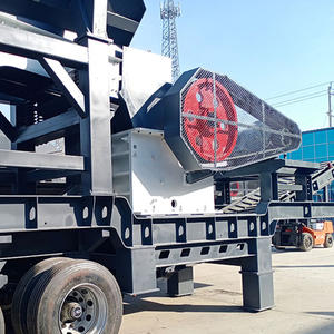180-200t/h Wheel Type Screening and Portable Crushing Plant <b>Mining</b> Mobile Quarry Jaw Crusher <b>Machine</b> - Product Image 3