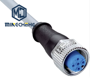 สายเคเบิลเซ็นเซอร์ M8 รุ่น YF8U13-050VA1XLEAX และ YF8U13-020VA1XLEAX สำหรับการเชื่อมต่อระบบอัตโนมัติทางอุตสาหกรรม พร้อมขั้วต่อแบบตรง - Product Image 1