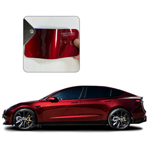 Dragon Blood Red Fashion Color TPU Car Wrap Vinyl Vehicle Change Film PPF - Product Image 2