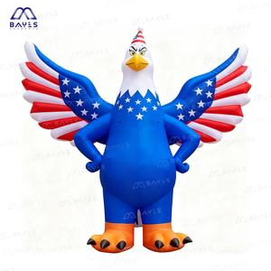 Globo Gigante Inflable con <span class=keywords><strong>Forma</strong></span> de Personaje, Resistente al <span class=keywords><strong>Agua</strong></span>, con Ventilador Incorporado, Alimentado por Enchufe, Resistente al Viento, Decoración Multicolor para Fiestas - Product Image 3