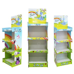 Supermarket Store Custom Logo Cardboard Paper Floor <strong>Display</strong> Rack Foldable <strong>Rotating</strong> Retail <strong>Display</strong> <strong>Stand</strong> for Cosmetic Candy Toy - Product Image 5