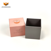 Boîte à bijoux personnalisée de haute qualité, coffret d'emballage cadeau pour bracelets, bijoux, Design de luxe, collier rose, 10 pièces