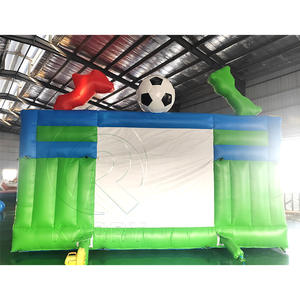 Factory Price New Design Double-slide <b>Inflatable</b> Football Bouncy Castle Combo Kids <b>Inflatable</b> Jumping <b>Bouncer</b> for Party Rentals - Product Image 5