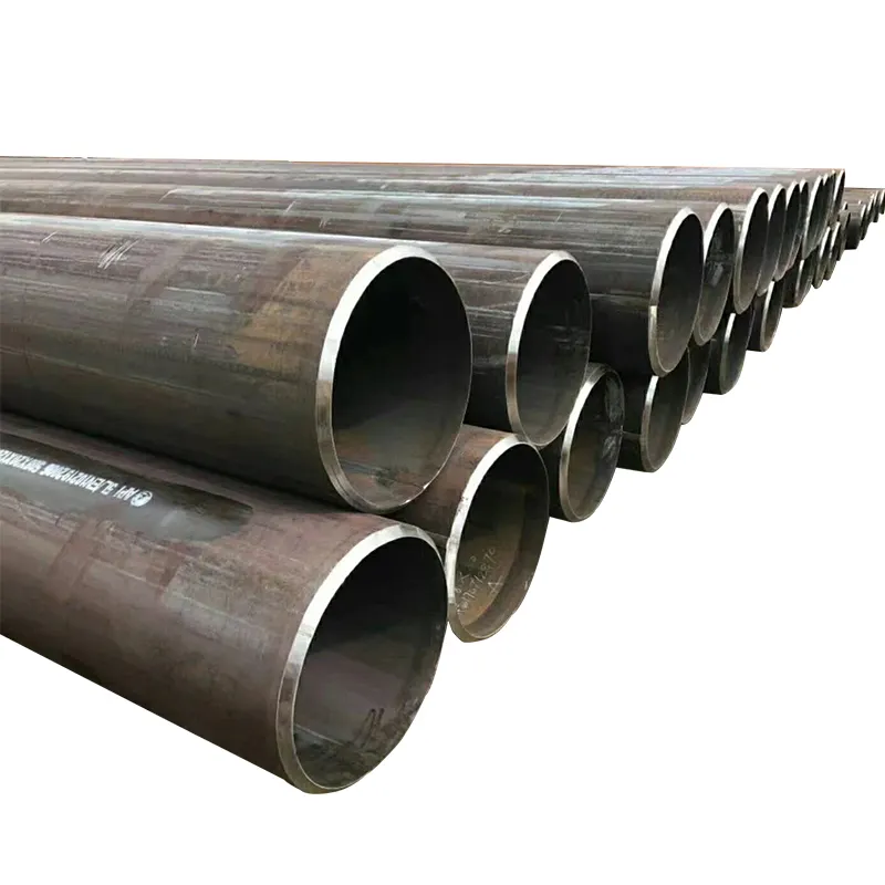 Tubo de aço oco retangular erw 25-196-980 a106b erw s45c ck45 9mm 2.5 4.5 42 polegadas tubo de aço carbono principal