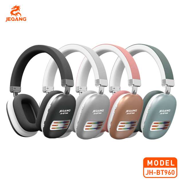 JH-BT960 BT Headset Support TF Card FM Radio Wireless Headphone
