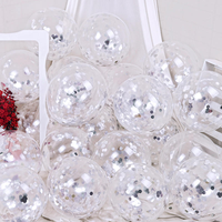 Ballons en latex transparents brillants de 12 pouces à prix d'usine pour la décoration de mariage et de fête d'anniversaire