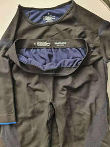 Xs s <span class=keywords><strong>m</strong></span> l Xl サイズ 新品 ブルー EMSトレーニングスーツ フィットネス ミハボディテック 電極 EMSスーツ 下着 - Product Image 2