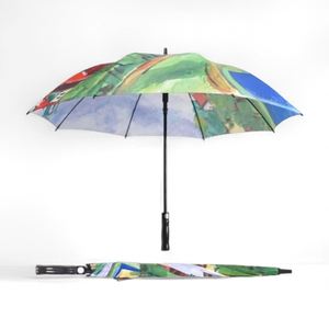 Paraguas Clásico de Alta Calidad con Mango de Madera y Toldo Grande, Paraguas Promocional para Días de Lluvia - Product Image 1
