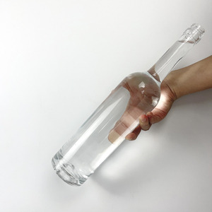 Hot Sales Long Neck Vodka Bottle 500ml 700ml 750ml Empty Liquor Gin Glass Bottle Whiskey Glass with Screw Cap - Product Image 4