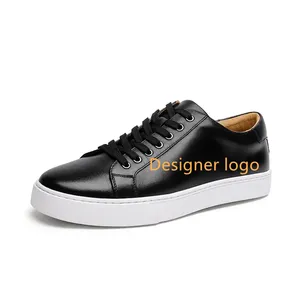 Chaussures de luxe de créateur en cuir véritable plates décontractées Mocassins Chaussures de conduite Chaussures de skateboard pour hommes Chaussures pour hommes