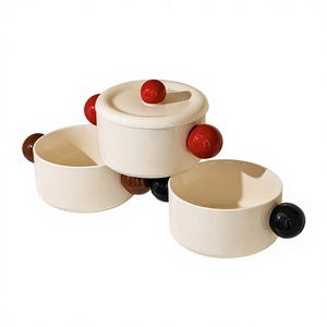 Tazón Grande para Sopa, Estilo Moderno, con Doble Asa, Cerámica Ecológica, Duradero, para Fideos Instantáneos, Ideal para Dormitorios Estudiantiles y Regalos Empresariales - Product Image 3