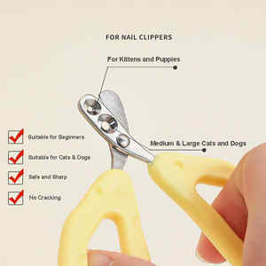 <span class=keywords><strong>Fromage</strong></span> original double trou coupe-ongles pour animaux de compagnie toilettage pour animaux de compagnie facile coupe-ongles professionnel - Product Image 2