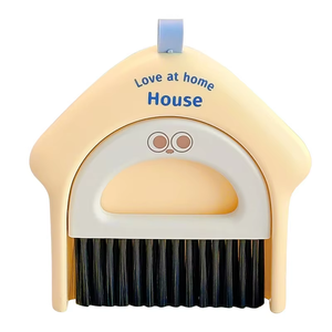 Zenidoo L-600 Bathroom <b>Mini</b> Dustpan <b>Keyboard</b> Cleaning Brush Set High-value Plastic Cartoon Multi-Functional Cleaning Brush - Product Image 1