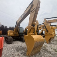 Excavatrice CAT 320CL d'occasion haute performance à vendre avec châssis à chenilles allongés et liens de châssis à plus de 85 % de durée de vie restante