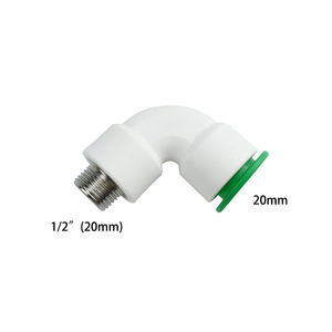 PPR Coude Push-Fit Connecteur rapide 1/2 \ "Filetage mâle Installation sans chaleur Connecteurs d'<span class=keywords><strong>eau</strong></span> de jardin pour 20 <span class=keywords><strong>mm</strong></span> <span class=keywords><strong>25</strong></span> <span class=keywords><strong>mm</strong></span> 32 <span class=keywords><strong>Eau</strong></span> - Product Image 6