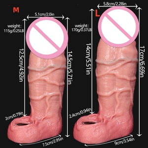 Extensor de Pene Realista y Reutilizable, Retrasa la Eyaculación, Condón Impermeable de Alta Calidad y Anillo para el Pene, Juguete Sexual para Hombres - Product Image 4