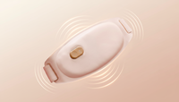Tragbarer Taillengürtel zur Schmerzlinderung mit Wärme und Vibration, USB-Aufladbar, APP-Zeitsteuerung für Frauen